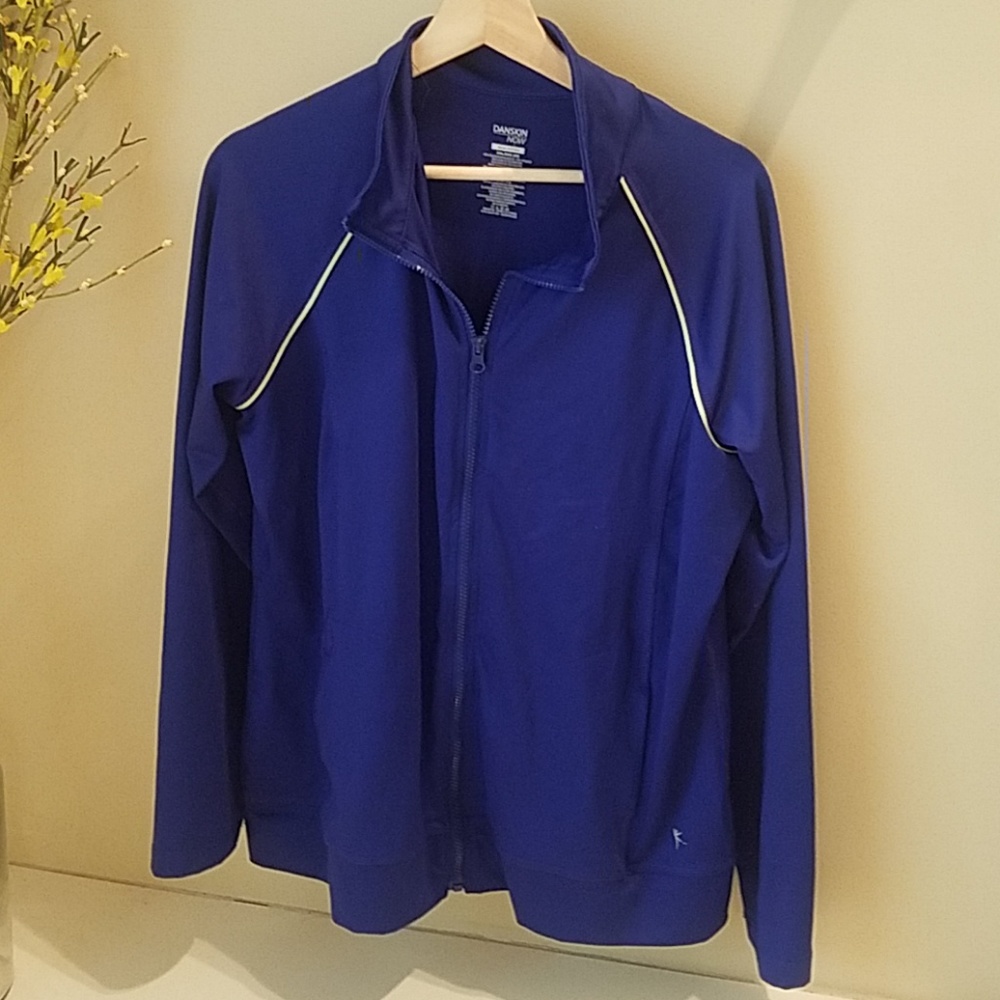 Danskin Now Semi-fitted Track Jacket NWOT